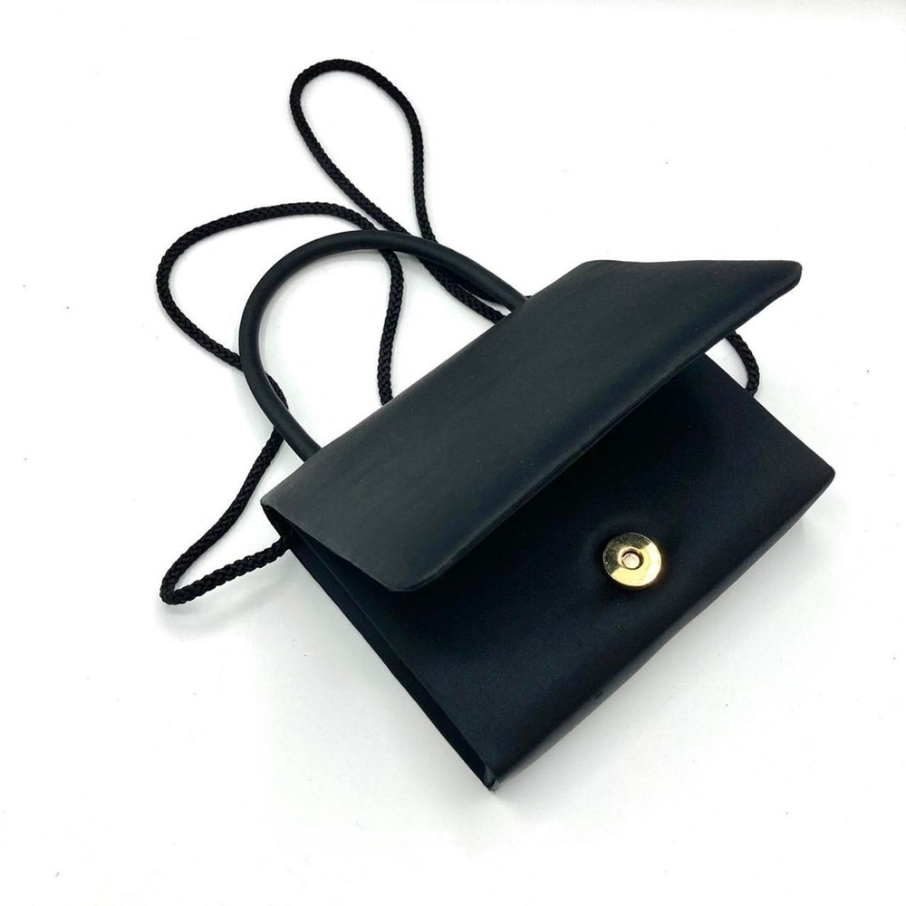Vintage satin crossbody hand bag